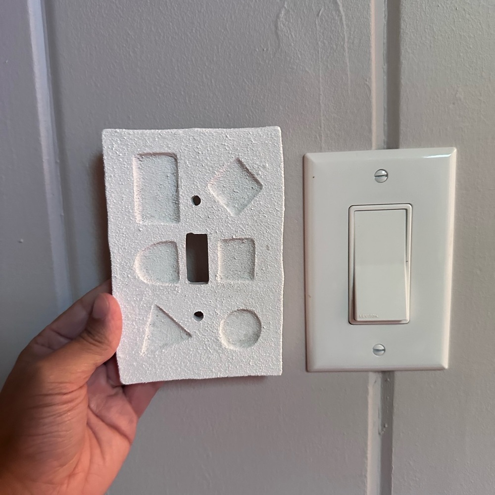 Light switch plate from Urban Outfitters